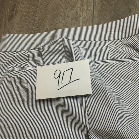 Ann Taylor Factory Petite Womens Pinstripes Straight Mid Rise Trouser Pant 12P - Picture 9 of 9